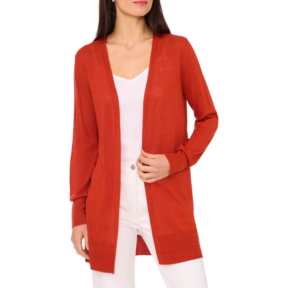 Halogen Side Slit Cardigan